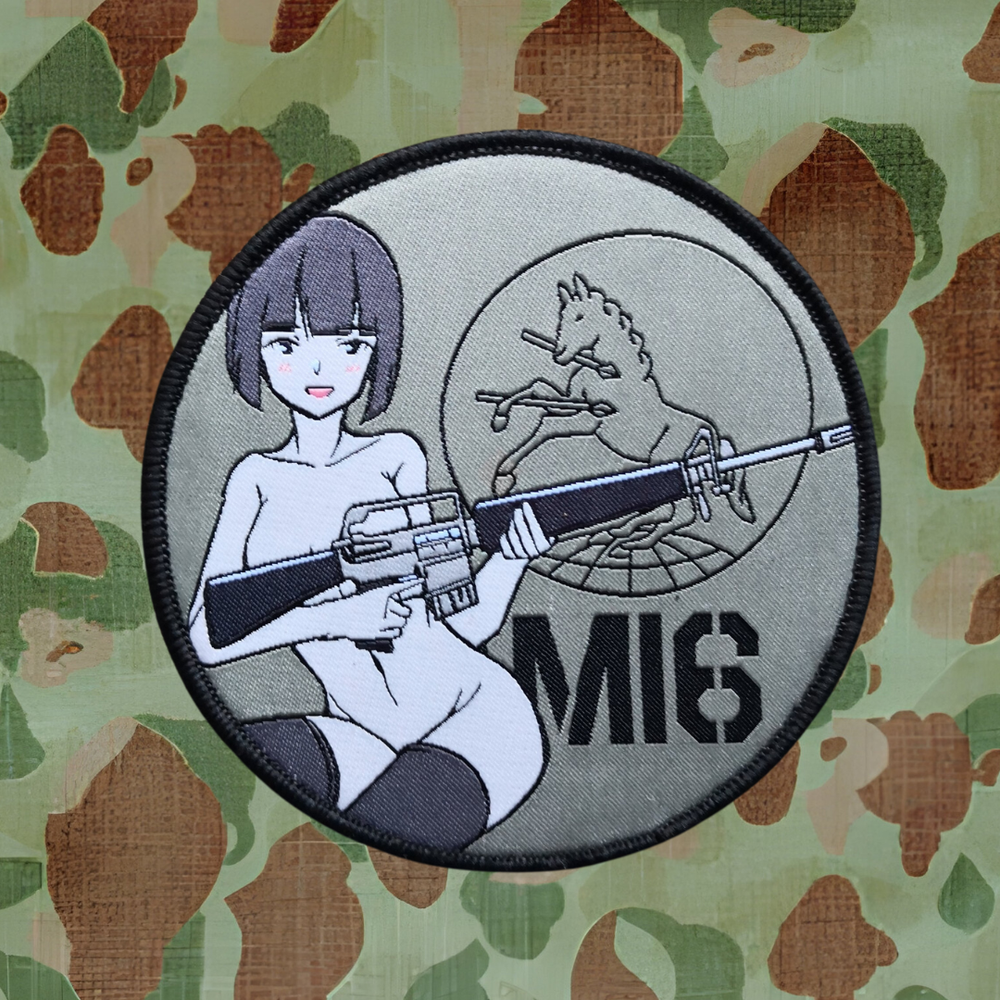 Anime Vietnam War - M16 pinup morale patch — FEI Corp